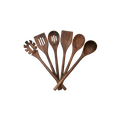 Black Walnut Wood Cooking Utensil Set