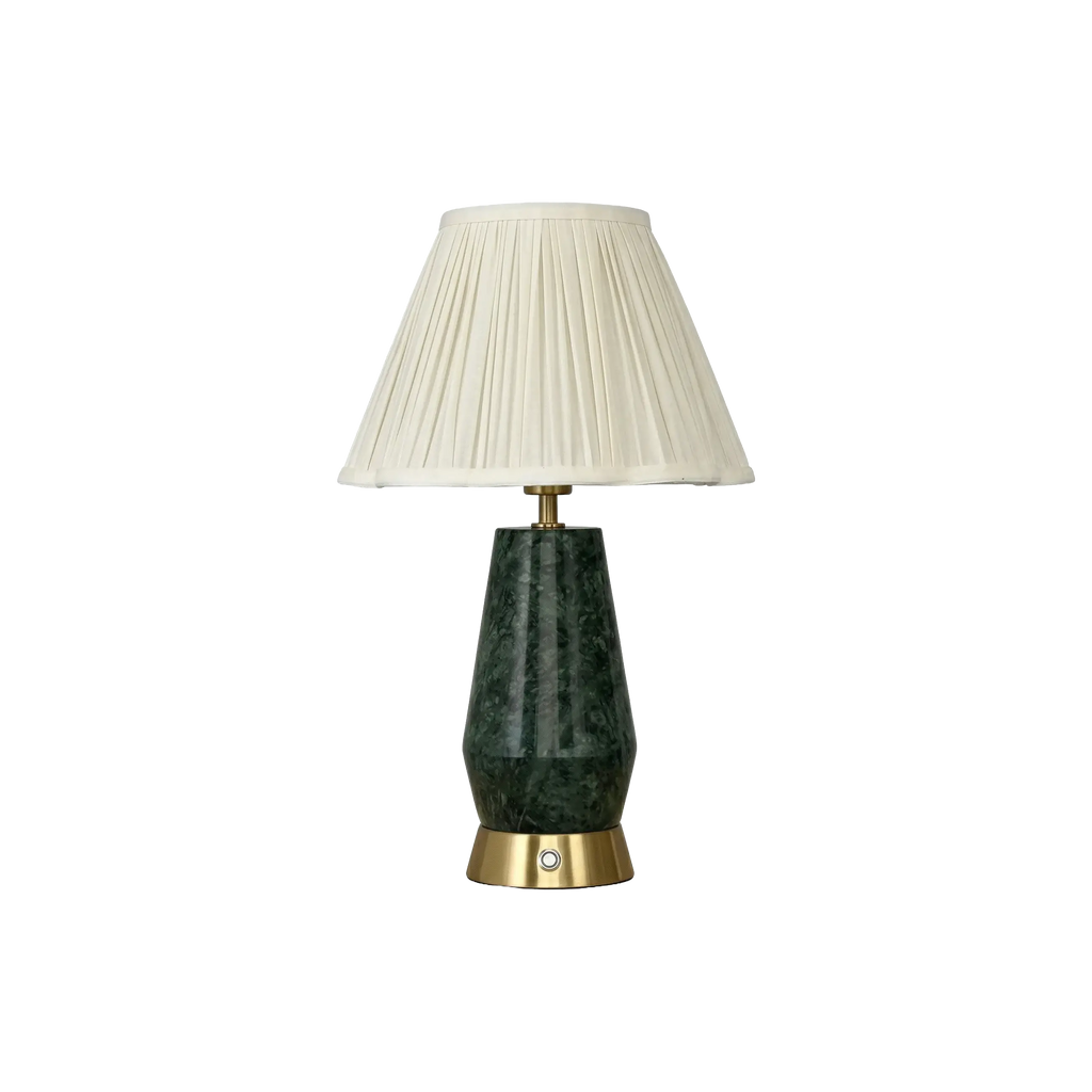 Green Marble Mid Century Table Lamp