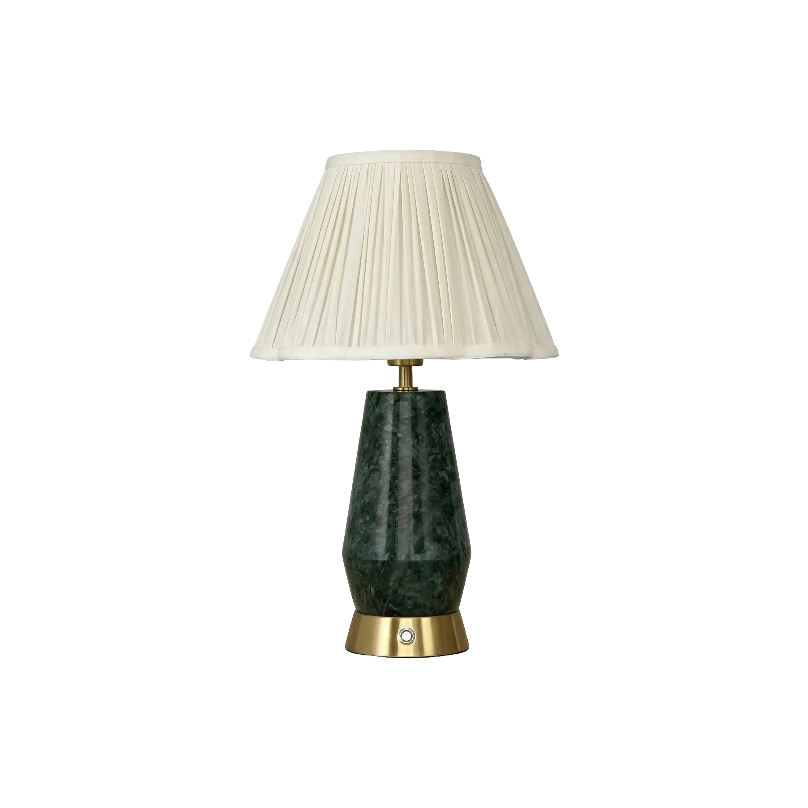 Green Marble Mid Century Table Lamp