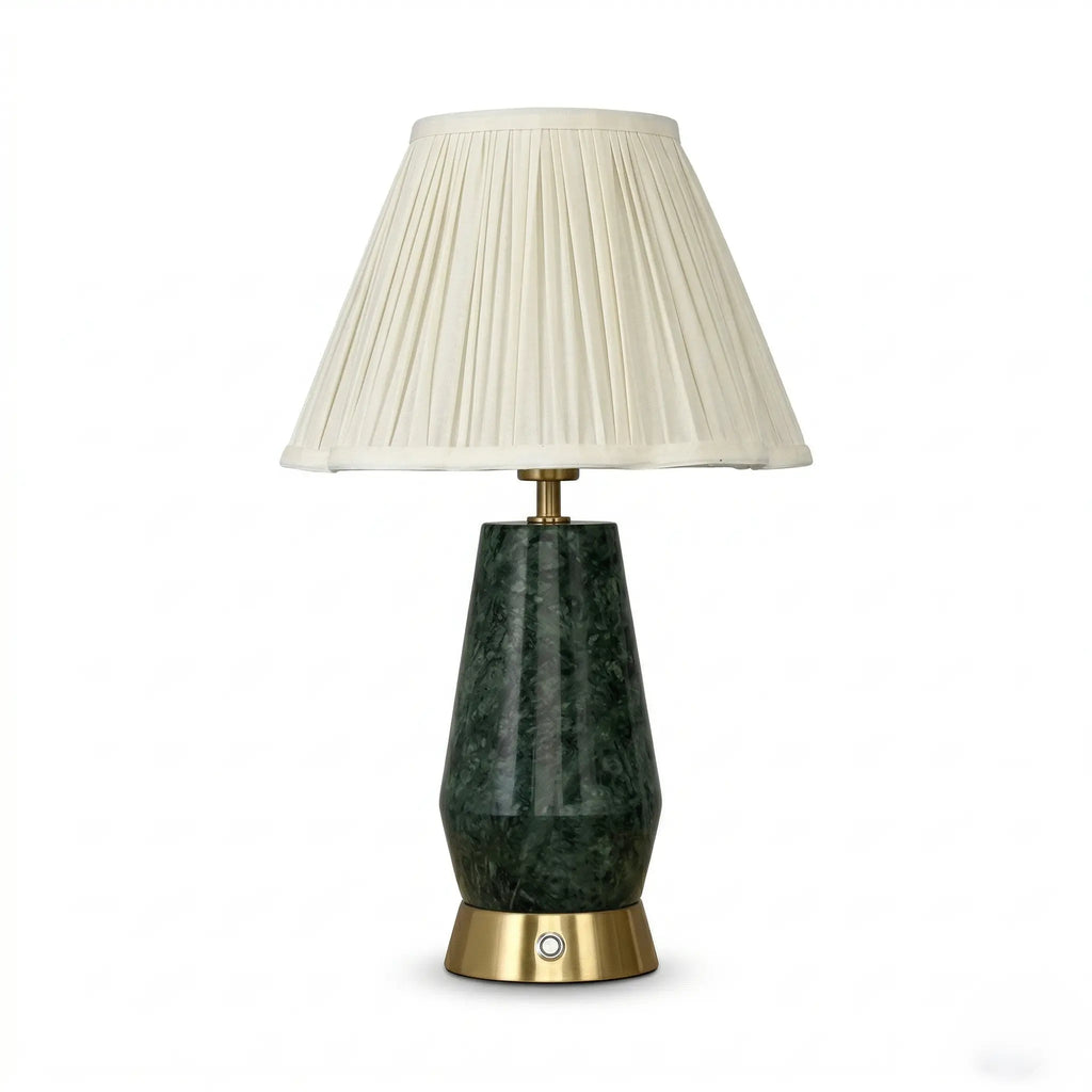 Green Marble Mid Century Table Lamp