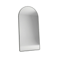 Arched Full Length Floor Mirror with Thin Metal Frame